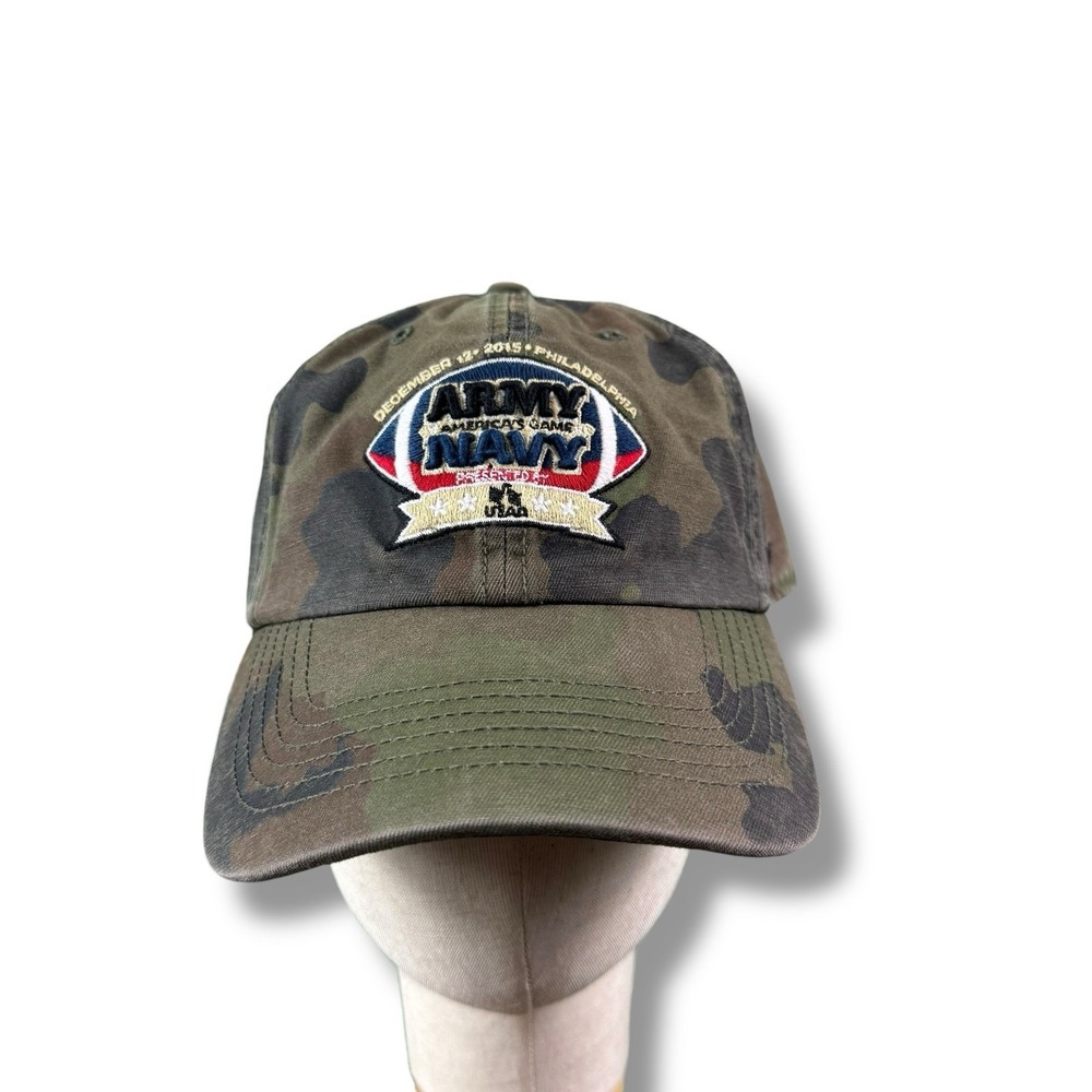 '47 Brand Army vs Navy Americas Game Philadelphia 2015 Camouflage Strap Back Hat